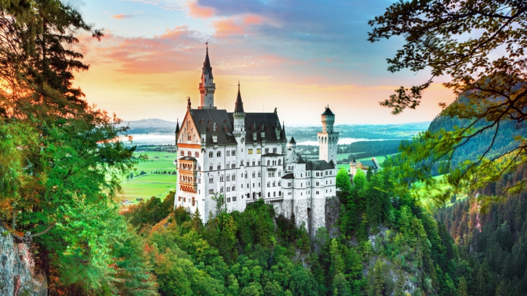 Neuschwanstein Castle near Munich, Bavaria